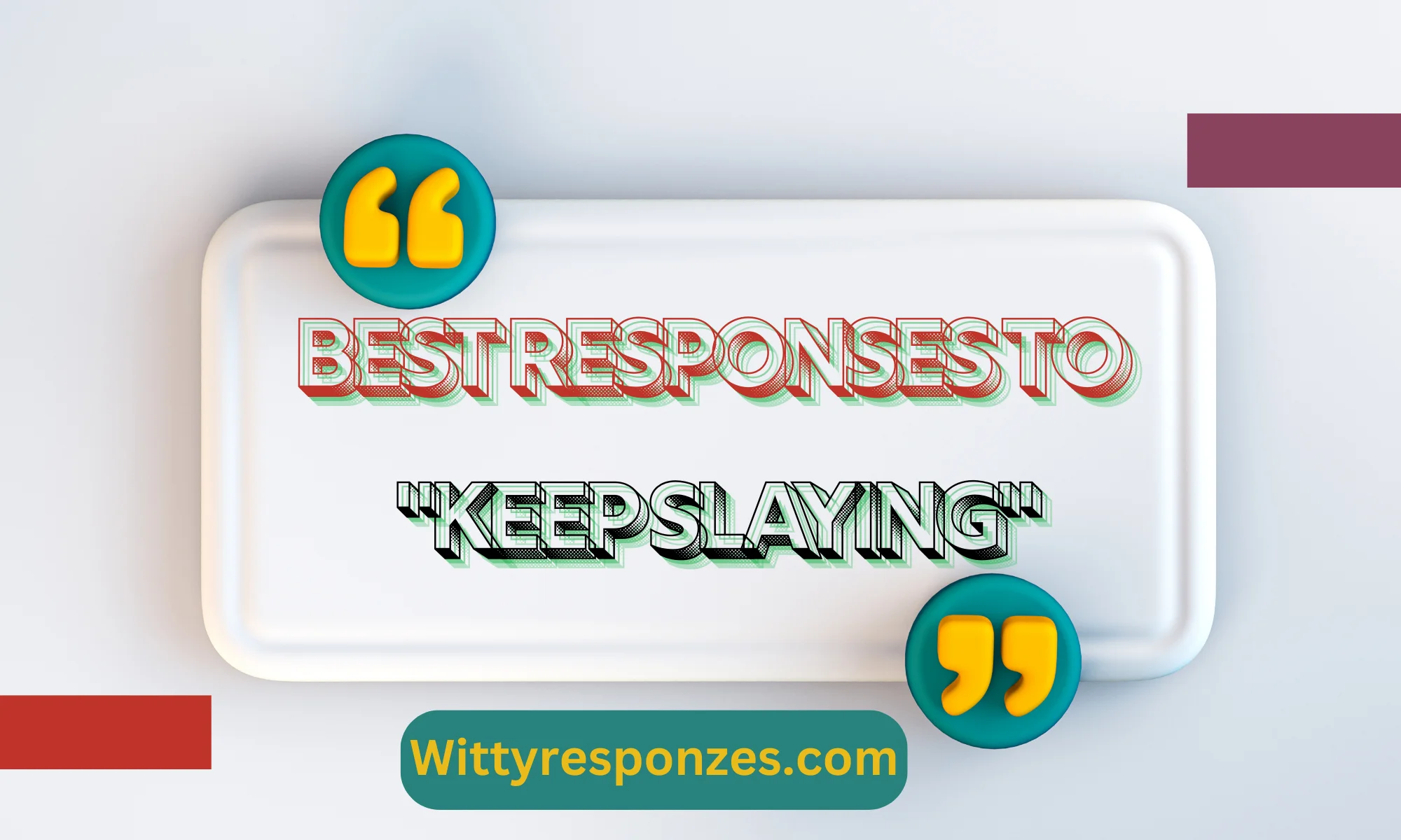 Responses to "Keep Slaying"