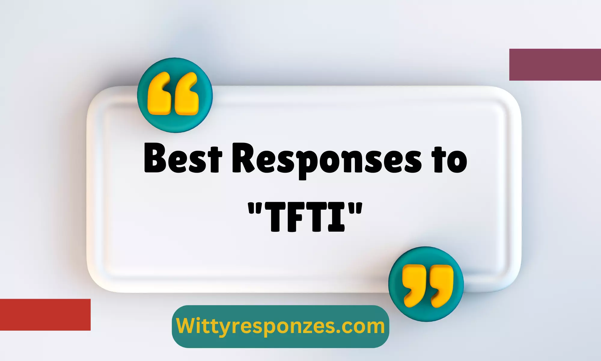 Best Responses to "TFTI"